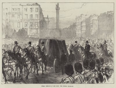 Dublin Obsequies of Lord Mayo, the Funeral Procession by Sir John Charles Robinson